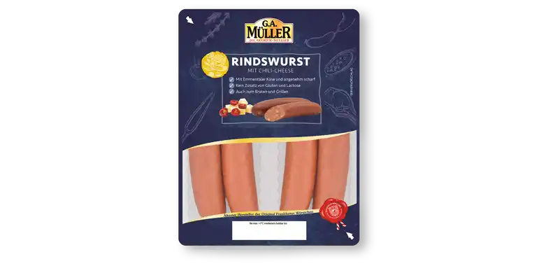 Rindswurst Chili Cheese NEU
